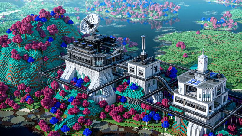 SciFi Base on the Minecraft Marketplace by CrackedCubes SciFi Base on the Minecraft Marketplace by CrackedCubes