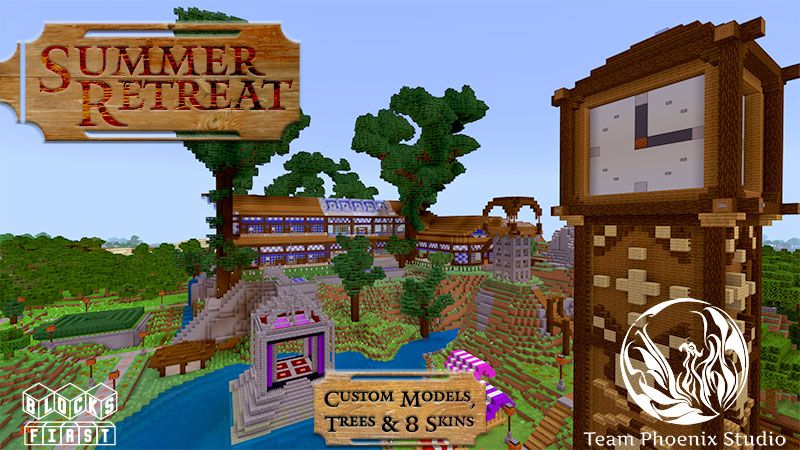 Summer Retreat on the Minecraft Marketplace by Team Phoenix Studio Summer Retreat on the Minecraft Marketplace by Team Phoenix Studio
