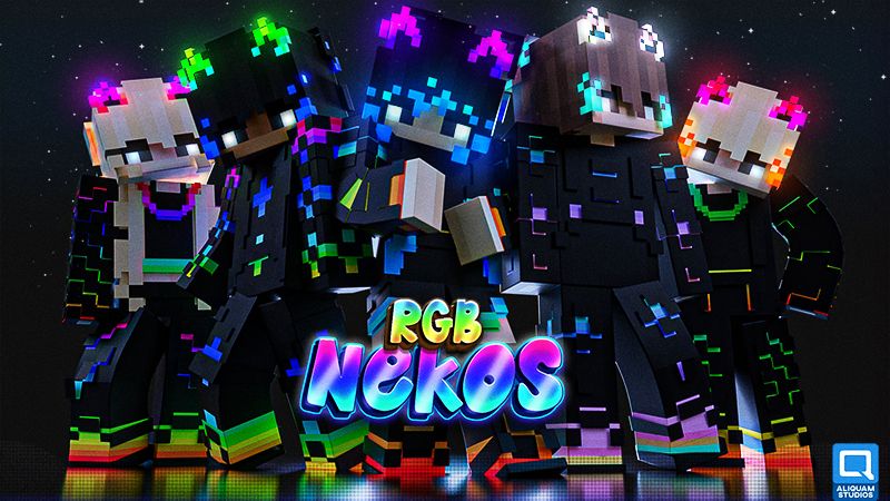 RGB Nekos on the Minecraft Marketplace by Aliquam Studios