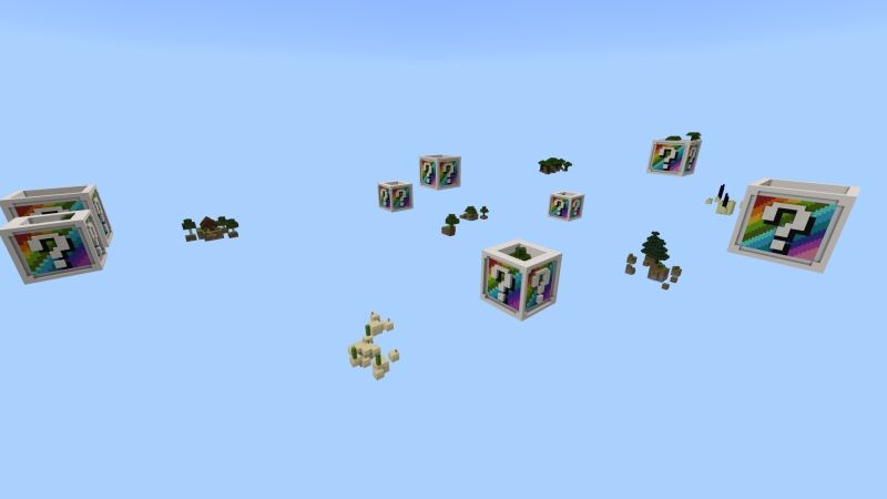 Rainbow Lucky Blocks Skyblock by Fall Studios