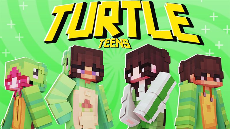 Turtle Teens on the Minecraft Marketplace by ChewMingo Turtle Teens on the Minecraft Marketplace by ChewMingo