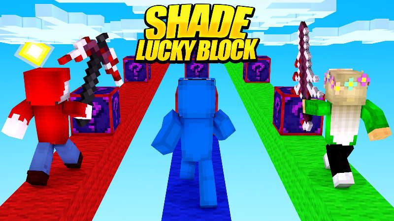 Shade Lucky Block on the Minecraft Marketplace by Doctor Benx Shade Lucky Block on the Minecraft Marketplace by Doctor Benx