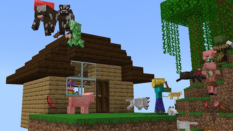 Skyblock: MOB RAIN! by Pickaxe Studios