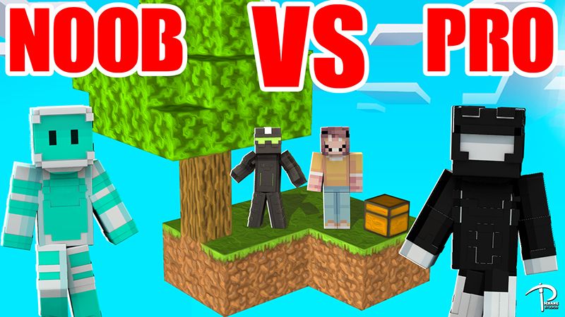 Skyblock NOOB VS PRO Skins on the Minecraft Marketplace by Pickaxe Studios Skyblock NOOB VS PRO Skins on the Minecraft Marketplace by Pickaxe Studios