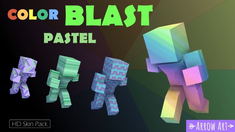 Color Blast Pastel on the Minecraft Marketplace by Arrow Art Games Color Blast Pastel on the Minecraft Marketplace by Arrow Art Games
