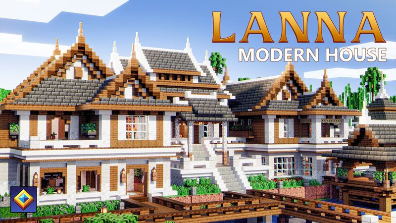 Lanna Modern House on the Minecraft Marketplace by Overtales Studio Lanna Modern House on the Minecraft Marketplace by Overtales Studio