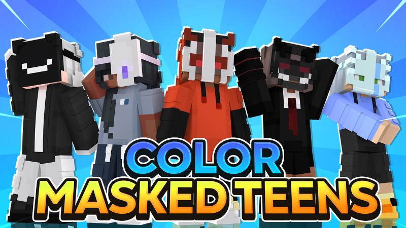 Color Masked Teens on the Minecraft Marketplace by BLOCKLAB Studios Color Masked Teens on the Minecraft Marketplace by BLOCKLAB Studios