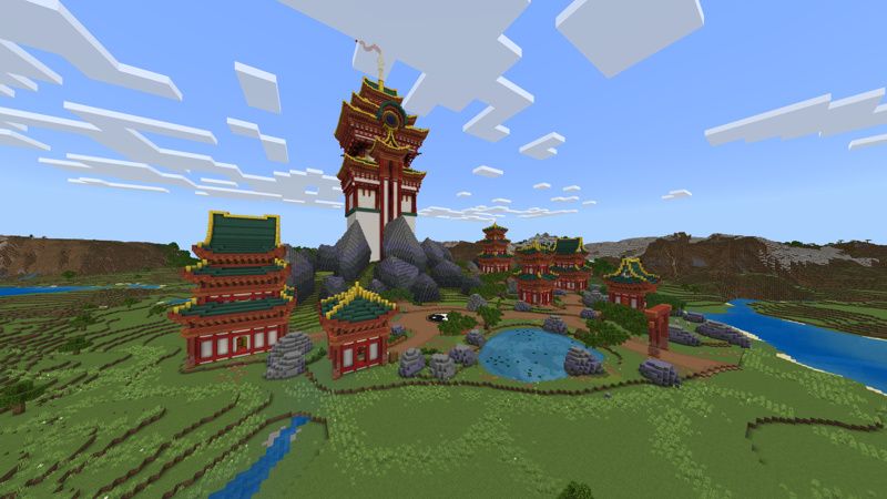 Asian Fortress by Pixelusion