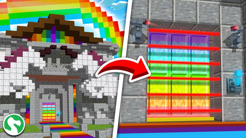 Ultimate Rainbow Base on the Minecraft Marketplace by Dodo Studios