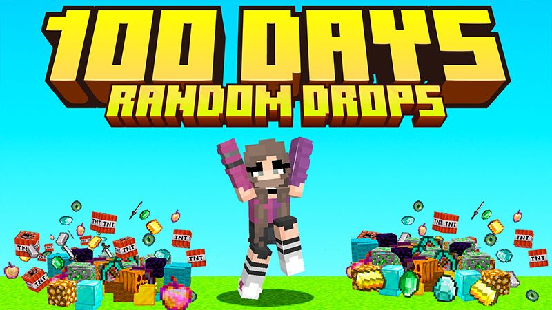 100 Days Random Drops on the Minecraft Marketplace by Pickaxe Studios