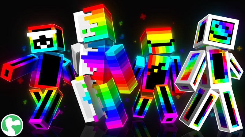 Rainbow Skins on the Minecraft Marketplace by Dodo Studios