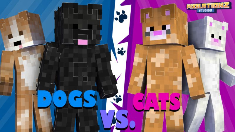 Dog Vs Cats on the Minecraft Marketplace by Pixelationz Studios Dog Vs Cats on the Minecraft Marketplace by Pixelationz Studios