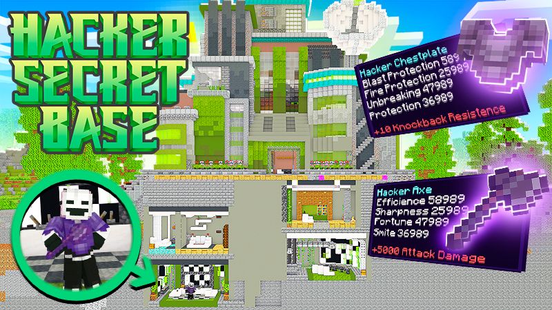Hacker Secret Base on the Minecraft Marketplace by 2-Tail Productions