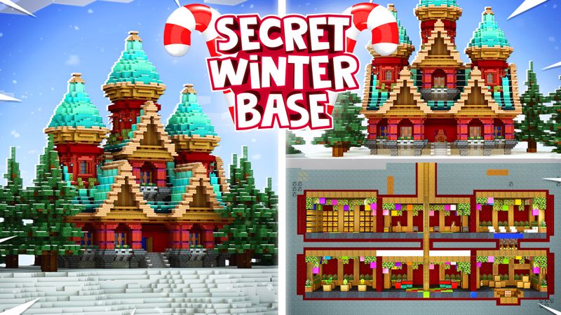 Secret Winter Base on the Minecraft Marketplace by Dark Lab Creations Secret Winter Base on the Minecraft Marketplace by Dark Lab Creations