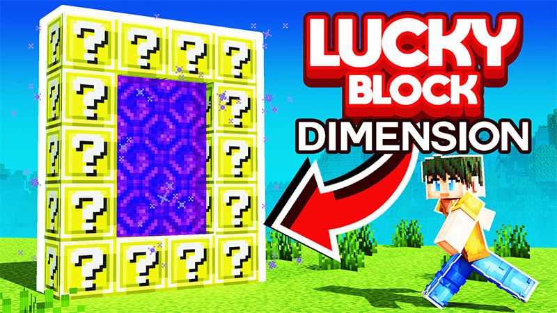 Lucky Block Dimension on the Minecraft Marketplace by Wonder