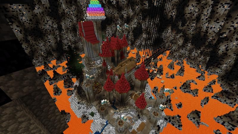 Lucky Blocks Volcano Island by Ready, Set, Block!