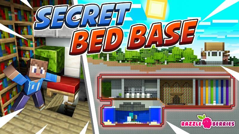 Secret Bed Base on the Minecraft Marketplace by Razzleberries Secret Bed Base on the Minecraft Marketplace by Razzleberries