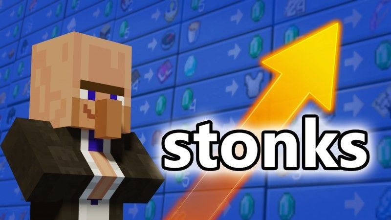 Stonks By Lifeboat Minecraft Marketplace Map Minecraft Marketplace Via 9994