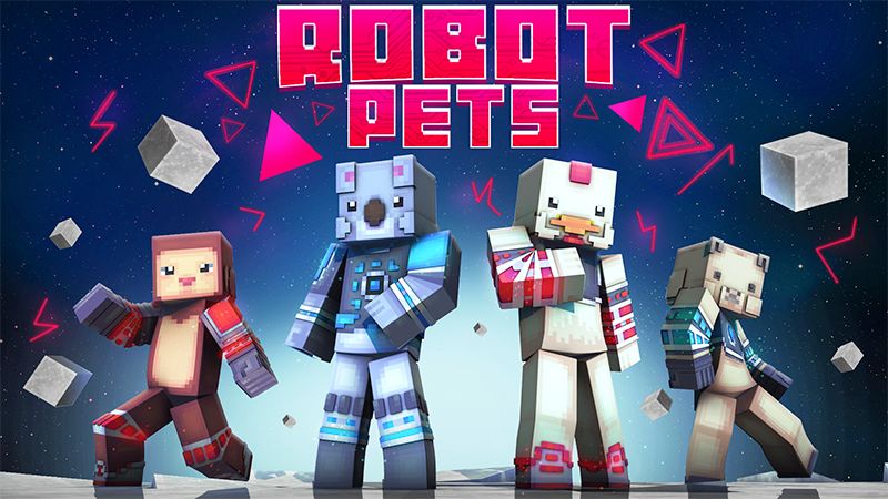 Robot Pets on the Minecraft Marketplace by Dark Lab Creations Robot Pets on the Minecraft Marketplace by Dark Lab Creations
