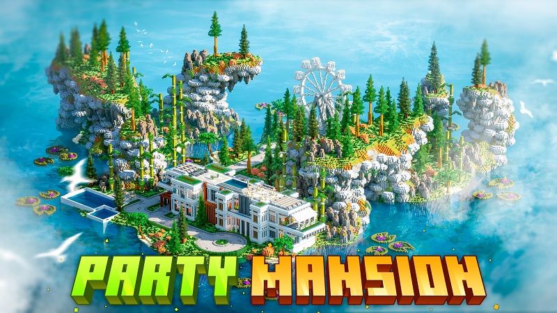 Island Party Mansion on the Minecraft Marketplace by Street Studios Island Party Mansion on the Minecraft Marketplace by Street Studios