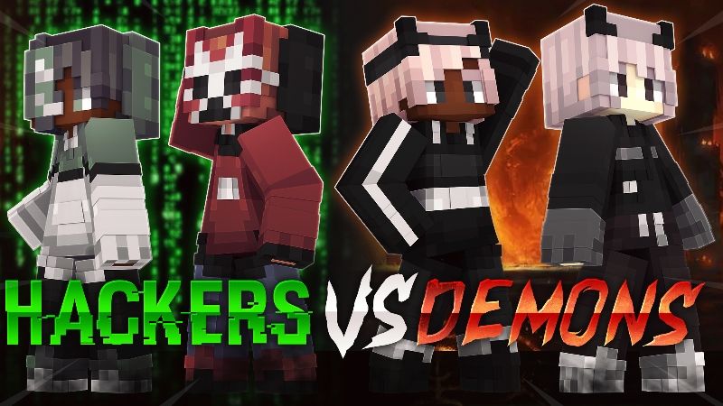 Hackers VS Demons on the Minecraft Marketplace by 5 Frame Studios