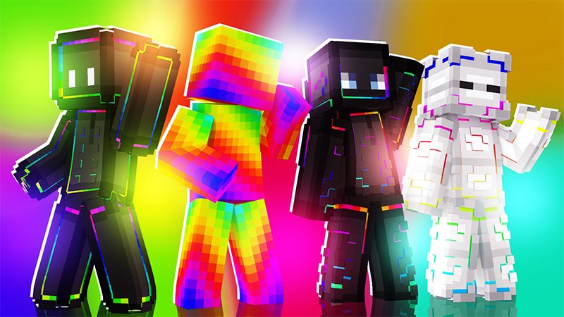 Neon Pixel on the Minecraft Marketplace by Cynosia Neon Pixel on the Minecraft Marketplace by Cynosia