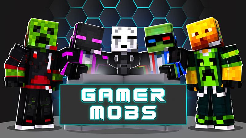 Gamer Mobs on the Minecraft Marketplace by The Lucky Petals
