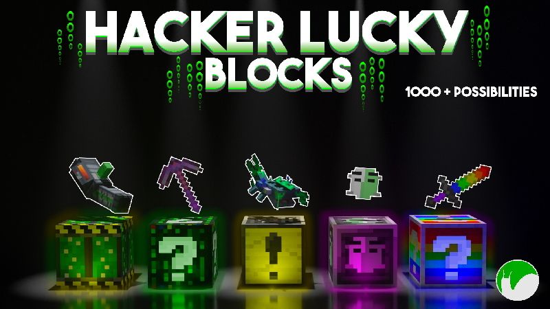 Hacker Lucky Blocks on the Minecraft Marketplace by Snail Studios Hacker Lucky Blocks on the Minecraft Marketplace by Snail Studios