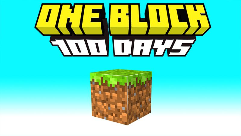 ONE BLOCK 100 Days on the Minecraft Marketplace by Pickaxe Studios