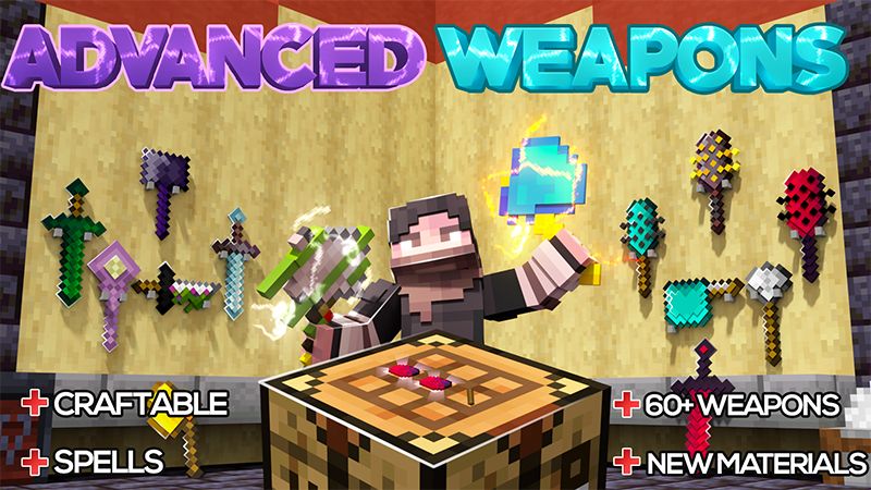 Advanced Weapons on the Minecraft Marketplace by 4KS Studios Advanced Weapons on the Minecraft Marketplace by 4KS Studios
