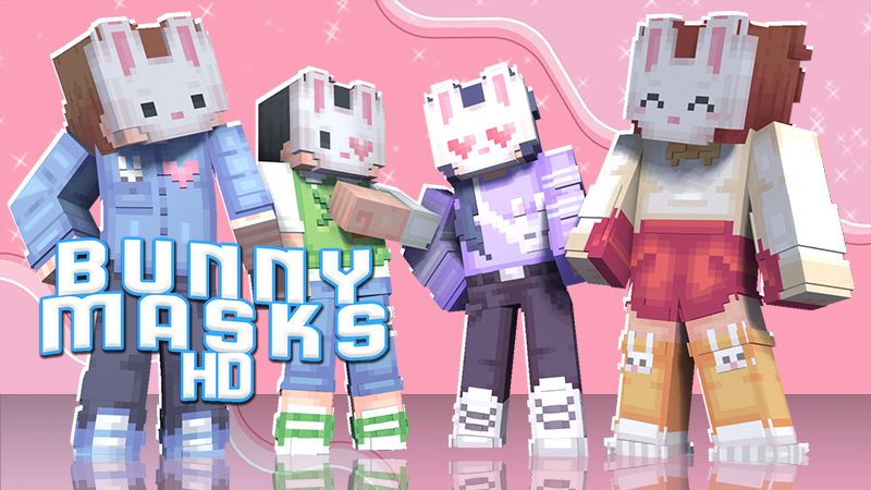 Bunny Masks HD on the Minecraft Marketplace by The Lucky Petals