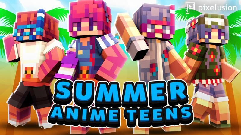Summer Anime Teens on the Minecraft Marketplace by Pixelusion Summer Anime Teens on the Minecraft Marketplace by Pixelusion