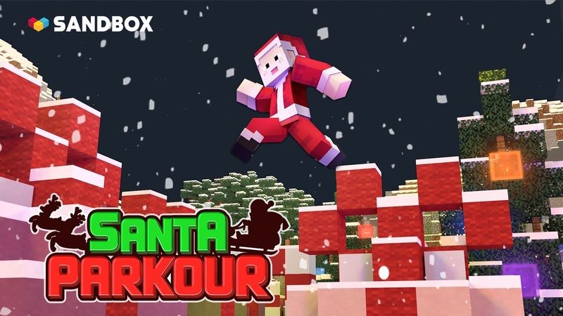 Santa Parkour on the Minecraft Marketplace by Sandbox Network