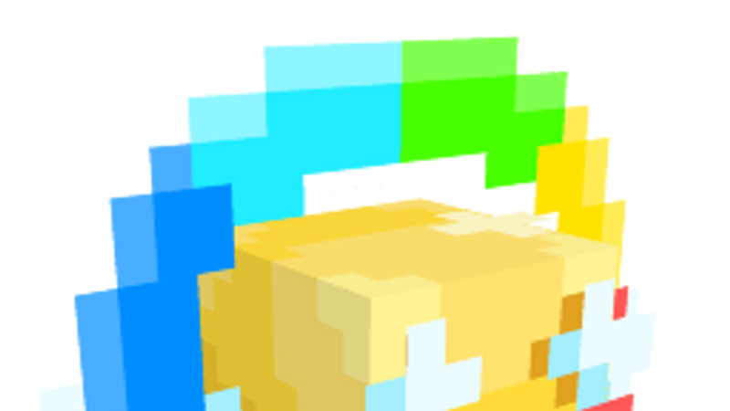 Rainbow Emoji Head on the Minecraft Marketplace by The Pocalypse Studios
