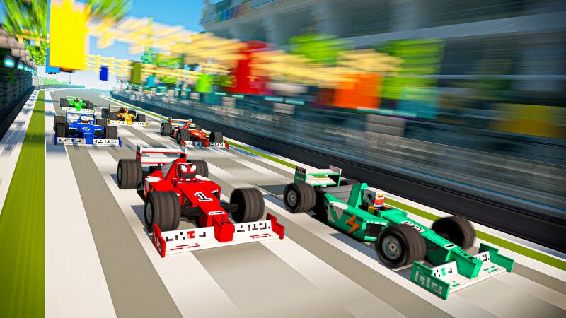 Racing Speedway on the Minecraft Marketplace by CrackedCubes