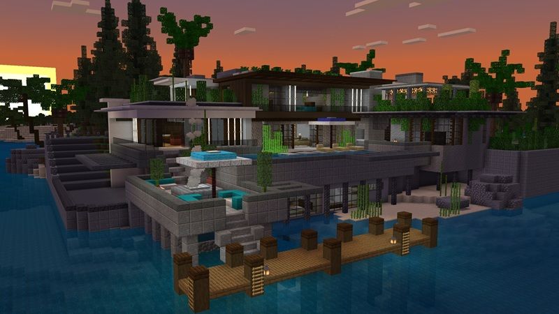 Private Island Mansion by Nitric Concepts
