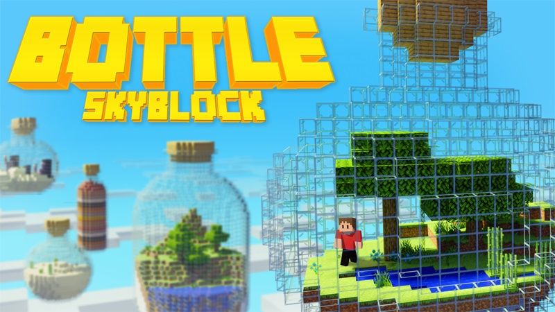 Bottle Skyblock on the Minecraft Marketplace by Lifeboat Bottle Skyblock on the Minecraft Marketplace by Lifeboat