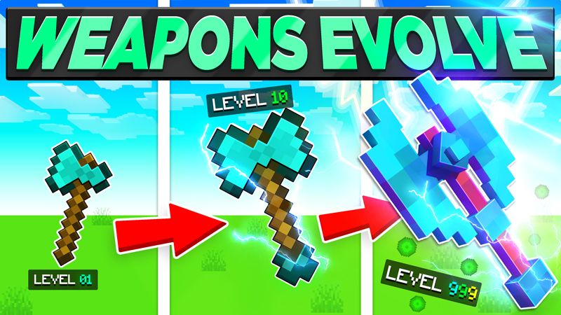WEAPONS EVOLVE on the Minecraft Marketplace by Chunklabs