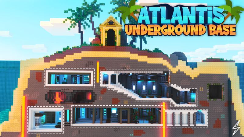 Atlantis Underground Base on the Minecraft Marketplace by Senior Studios Atlantis Underground Base on the Minecraft Marketplace by Senior Studios