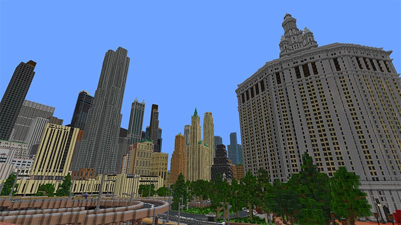 NYC Lower Manhattan by Razzleberries