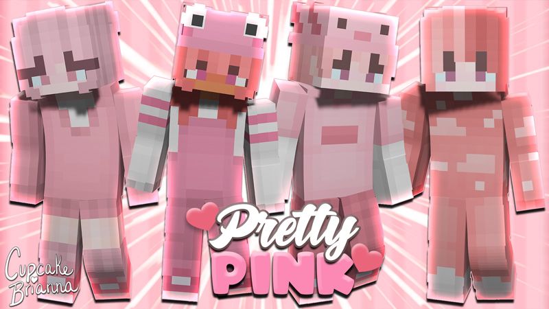 Pretty Pink Skin Pack on the Minecraft Marketplace by CupcakeBrianna