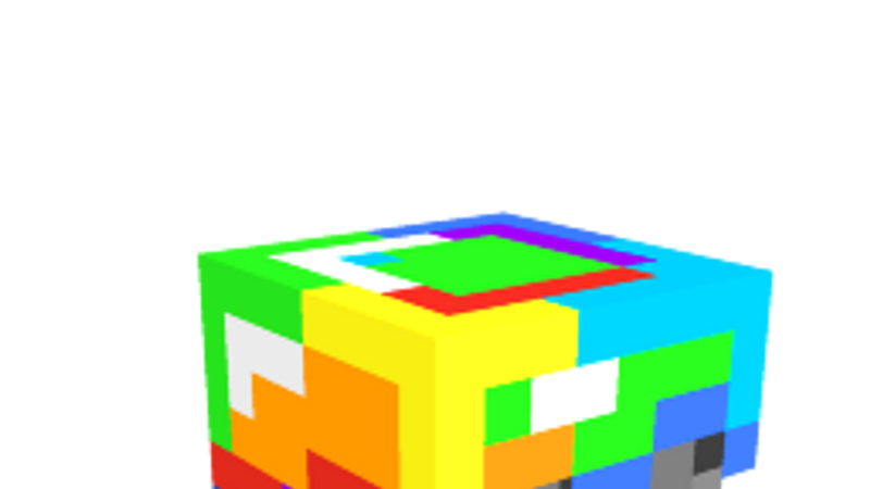 Rainbow Helmet on the Minecraft Marketplace by Blocky