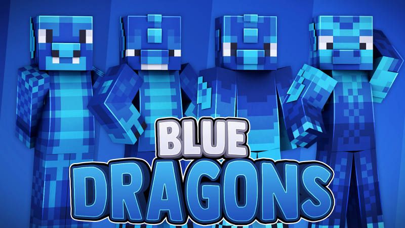 Blue Dragons on the Minecraft Marketplace by 57Digital