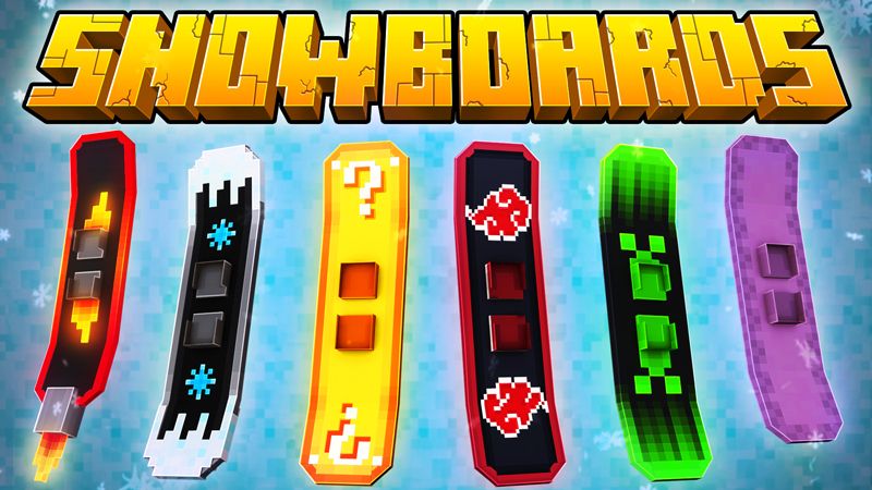 Snowboards on the Minecraft Marketplace by The Craft Stars Snowboards on the Minecraft Marketplace by The Craft Stars