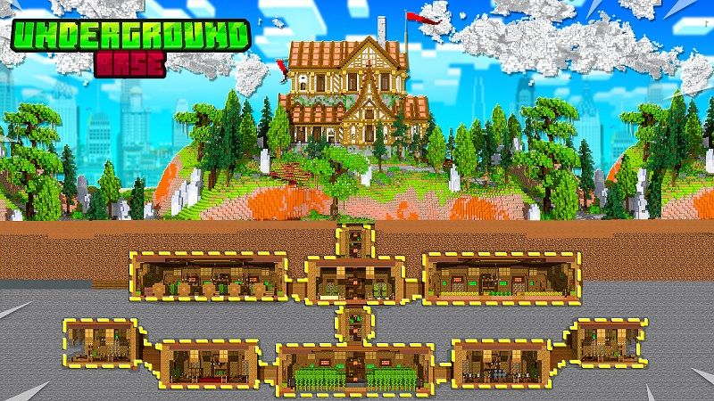 Underground Base on the Minecraft Marketplace by Street Studios Underground Base on the Minecraft Marketplace by Street Studios