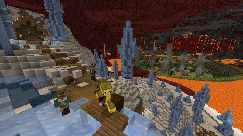 Overworld in the Nether by Lifeboat