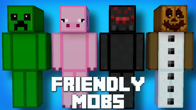 Friendly Mobs on the Minecraft Marketplace by Pixelationz Studios