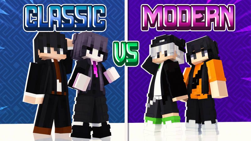 Classic vs Modern on the Minecraft Marketplace by BLOCKLAB Studios Classic vs Modern on the Minecraft Marketplace by BLOCKLAB Studios