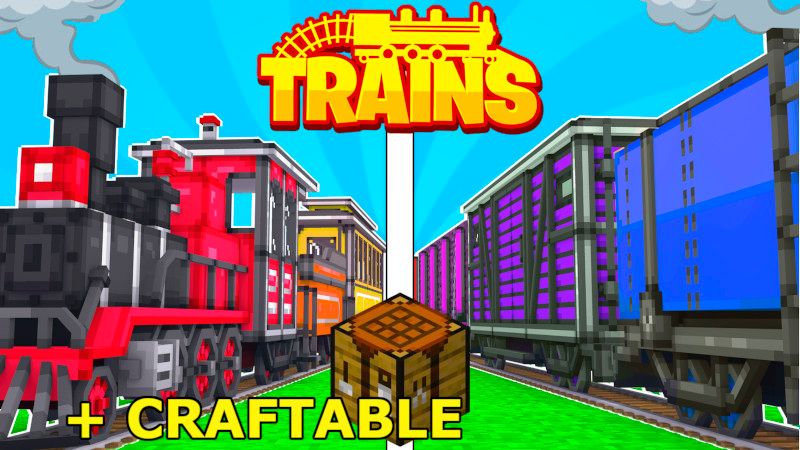 Trains Craftable on the Minecraft Marketplace by Kreatik Studios