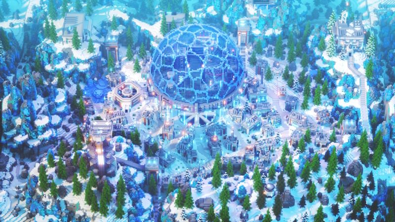 Glacial Frontier on the Minecraft Marketplace by Pixell Studio Glacial Frontier on the Minecraft Marketplace by Pixell Studio
